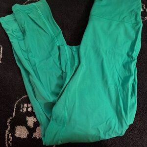 lululemon athletica Teal mini flare align size 6 25 inch length